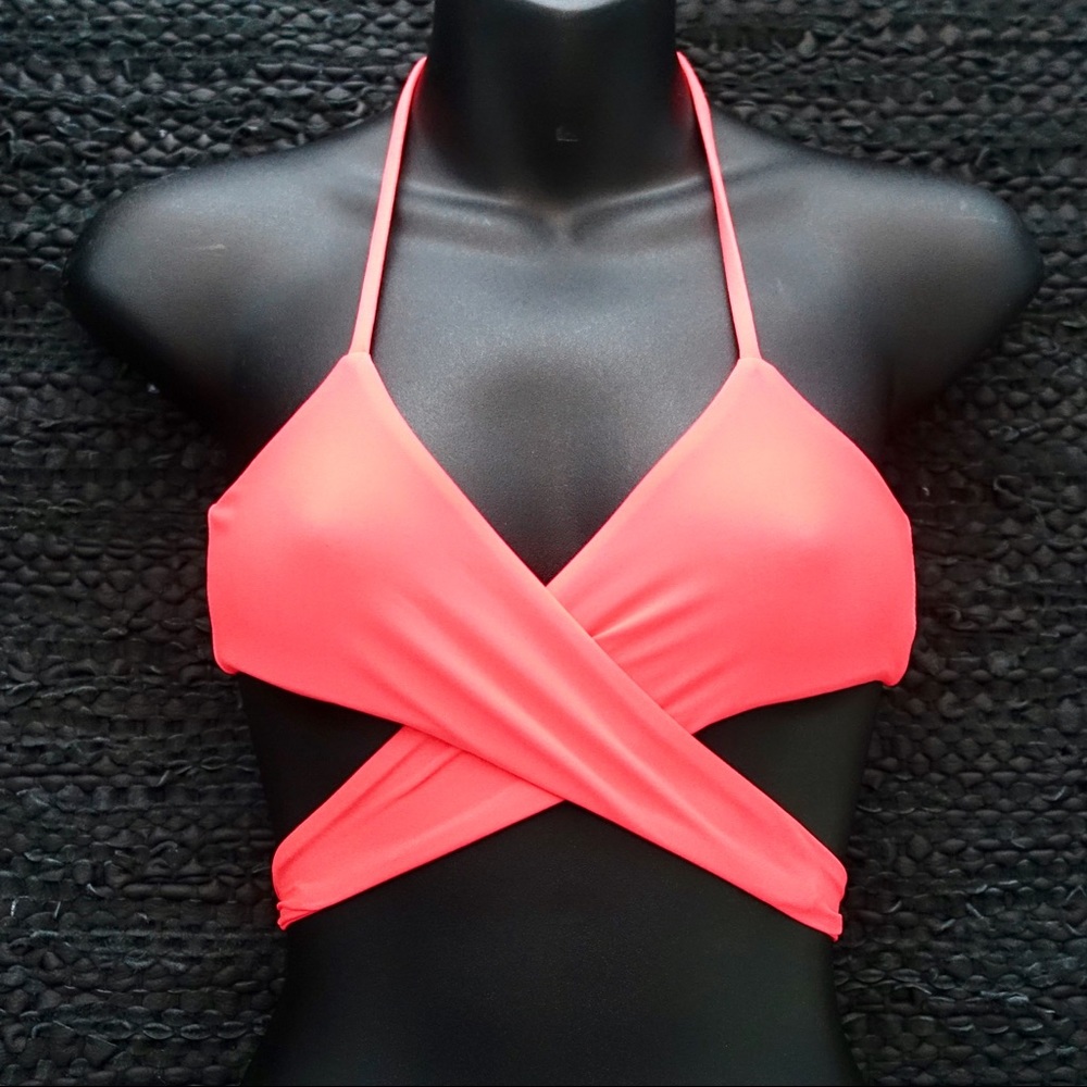 Free People x Beach Riot Halter Wrap Bikini Top - Picture 6 of 8